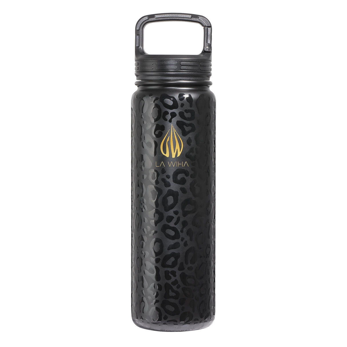 NOIR LEOPARD | 24OZ BOTTLE WITH CLIP LID