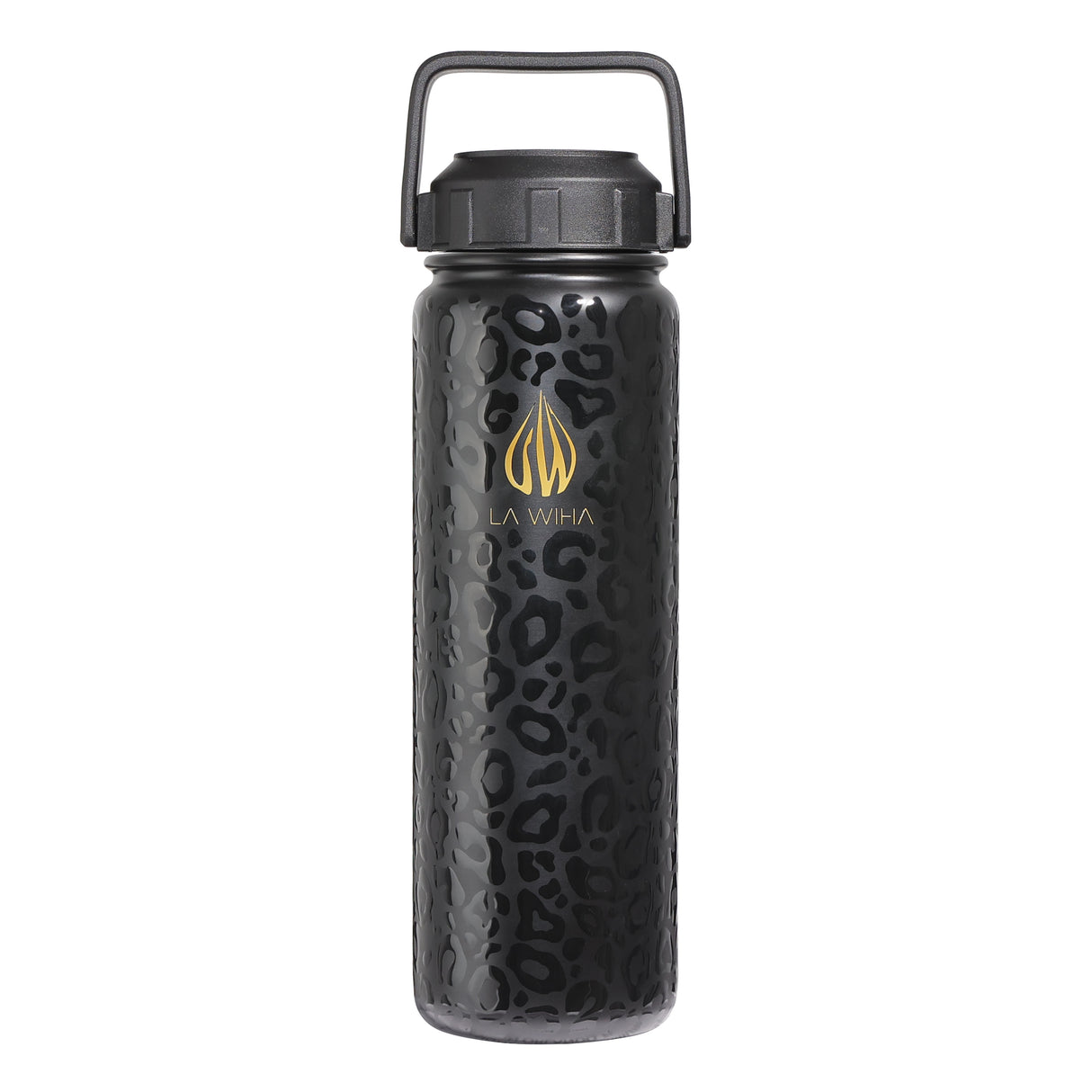 NOIR LEOPARD | 24OZ BOTTLE WITH HANDLE LID