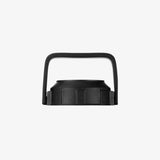 black comfortable non sharp edges durable water bottle handle cap