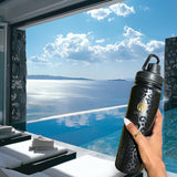 NOIR LEOPARD | 24OZ BOTTLE WITH SPORT LID