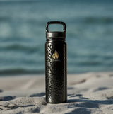 NOIR LEOPARD | 24OZ BOTTLE WITH CLIP LID