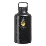 NOIR LEOPARD 64OZ | HALF GALLON BOTTLE WITH CLIP CARABINER LID